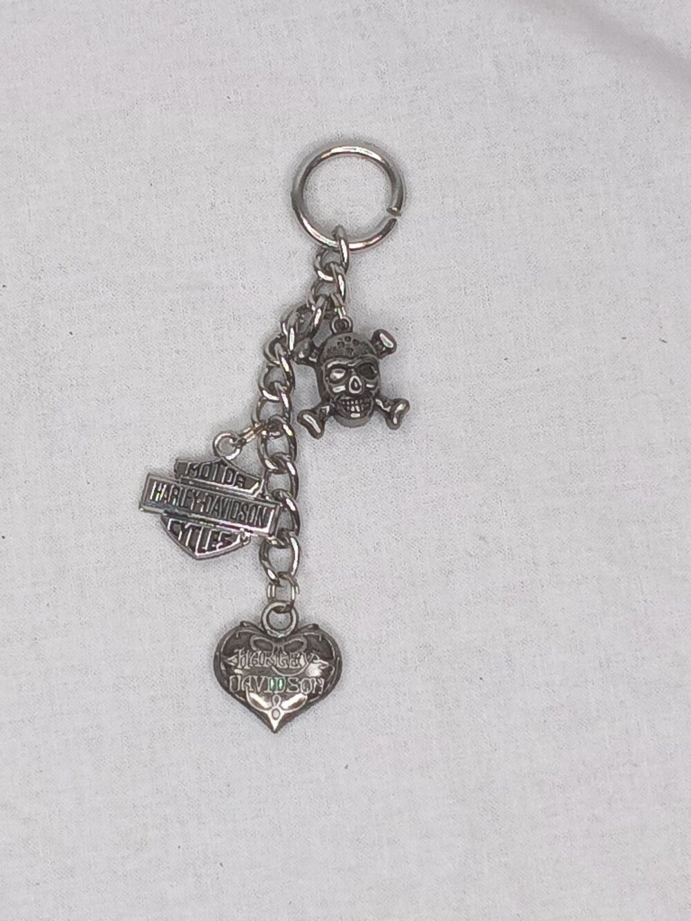 Harley Davidson Keychain Shield Heart Skull [Product type]